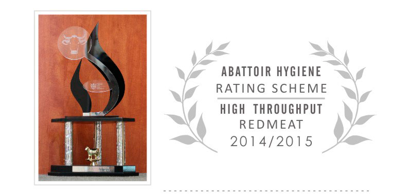 ABATTOIR  HYGIENE<br />
RATING  SCHEME<br />
HIGH   THROUGHPUT<br />
REDMEAT<br />
2014 - 2015